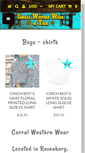 Mobile Screenshot of corralwesternwearandtack.com